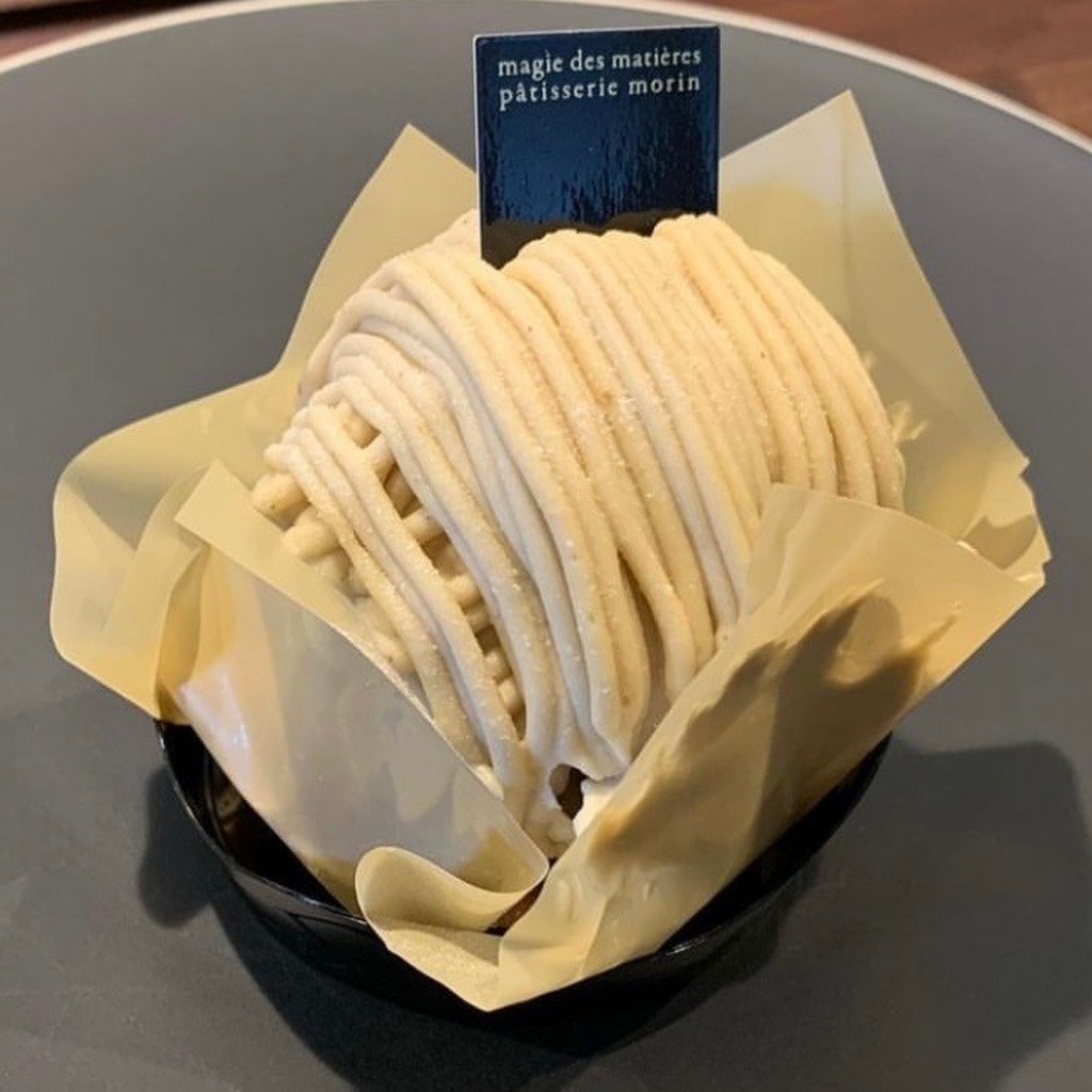 ユーザーが投稿した和栗のモンブランの写真 - 実際訪問したユーザーが直接撮影して投稿した氷上ケーキパティスリーもりん 三木店の写真