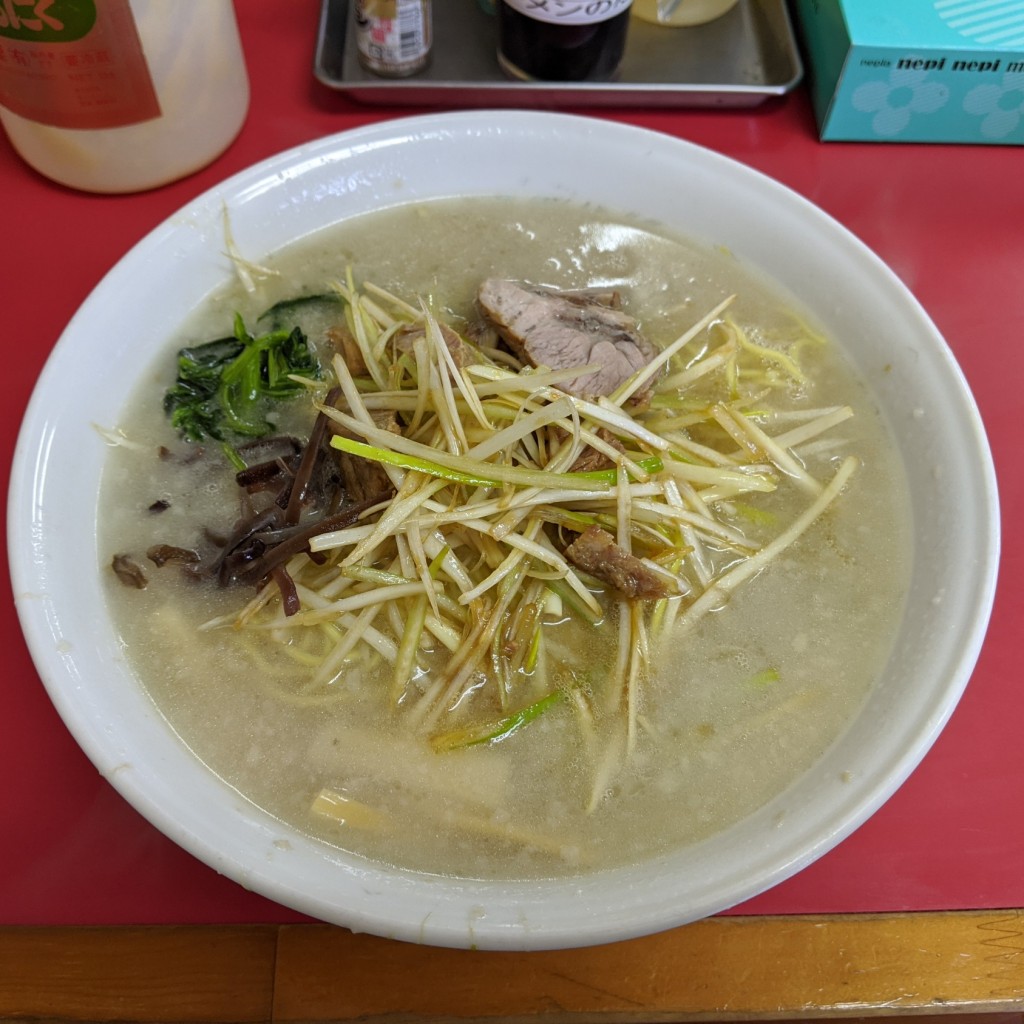 ユーザーが投稿したネギラーメンの写真 - 実際訪問したユーザーが直接撮影して投稿した飯島ラーメン / つけ麺ラーメンショップ 飯島店の写真