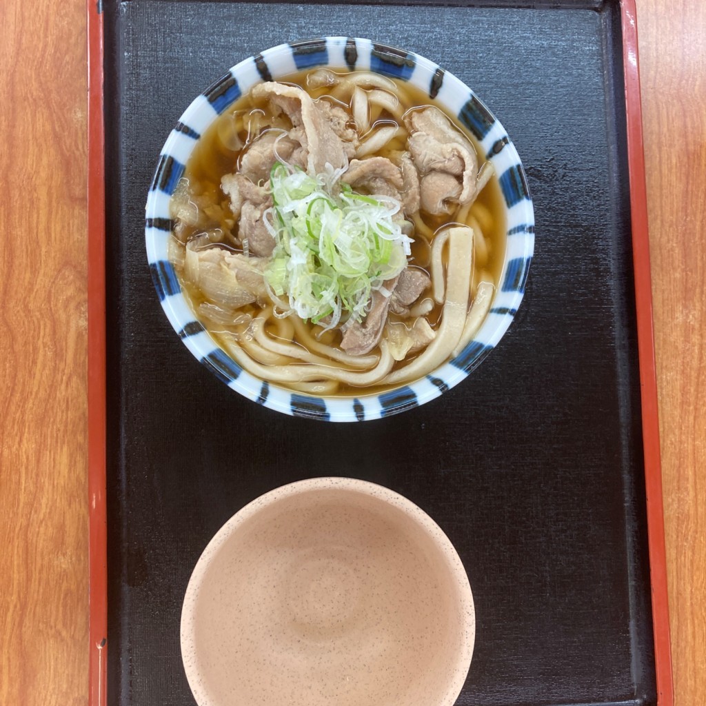 ユーザーが投稿した肉うどんの写真 - 実際訪問したユーザーが直接撮影して投稿した沖田町郷土料理荻野屋 諏訪店の写真