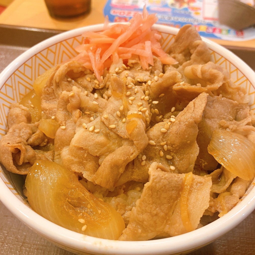 ユーザーが投稿した豚丼並の写真 - 実際訪問したユーザーが直接撮影して投稿した高円寺南牛丼すき家 高円寺駅南口店の写真