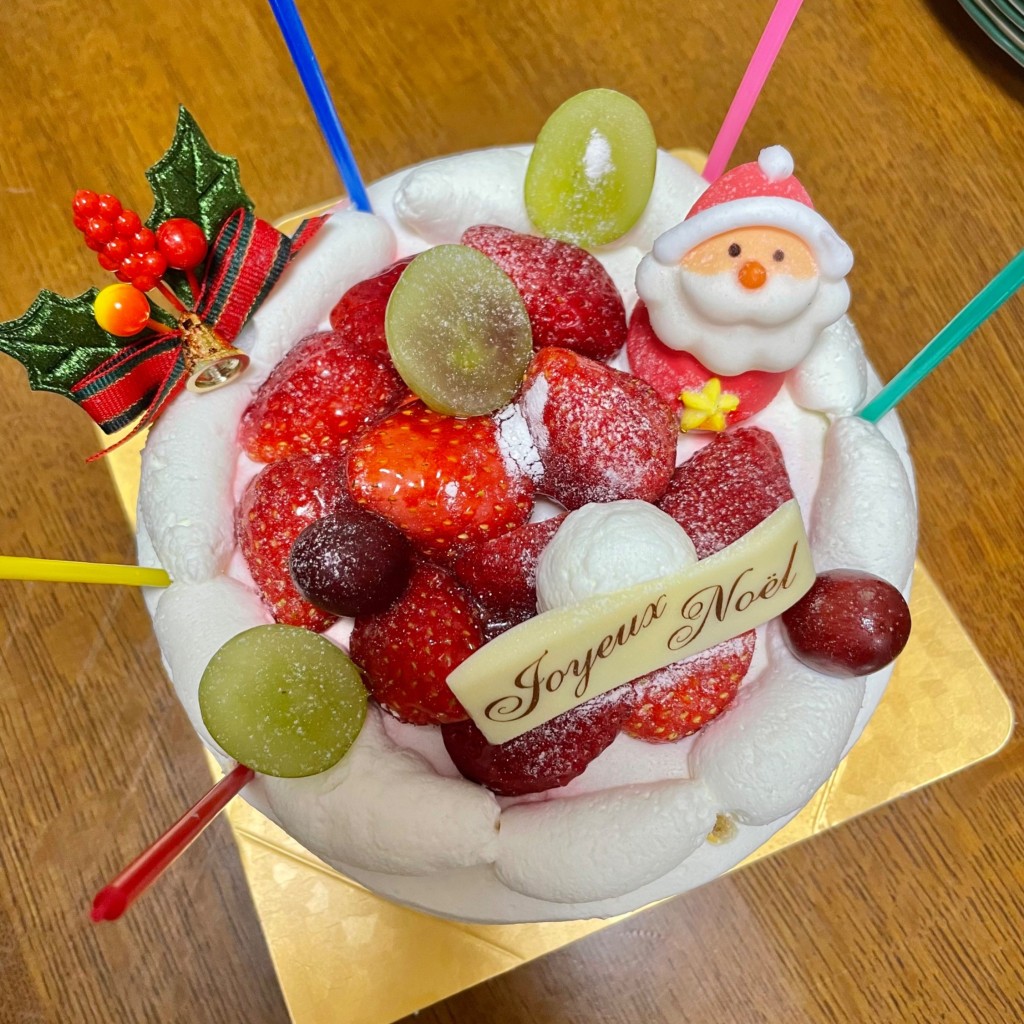 ユーザーが投稿したクリスマスケーキの写真 - 実際訪問したユーザーが直接撮影して投稿した松葉町スイーツ洋菓子の店 グルメの写真