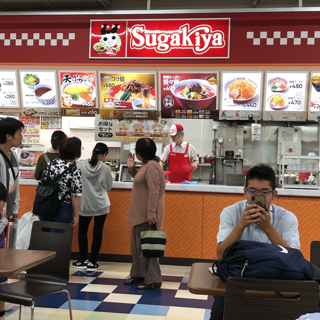 実際訪問したユーザーが直接撮影して投稿した上六名町ラーメン専門店スガキヤ 岡崎コムタウン店の写真