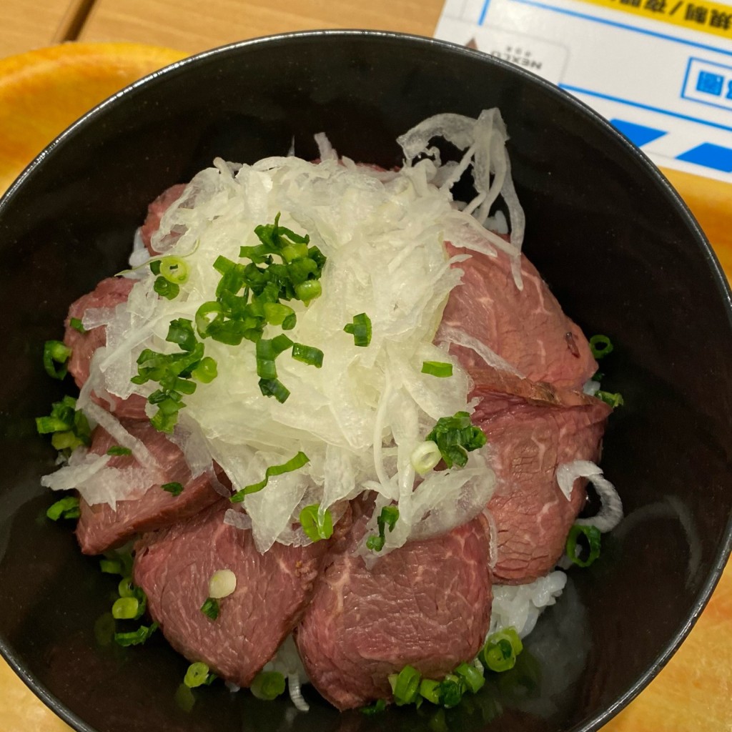 ユーザーが投稿したローストビーフ丼の写真 - 実際訪問したユーザーが直接撮影して投稿した大谷南洋食M1プレート海老名SAの写真