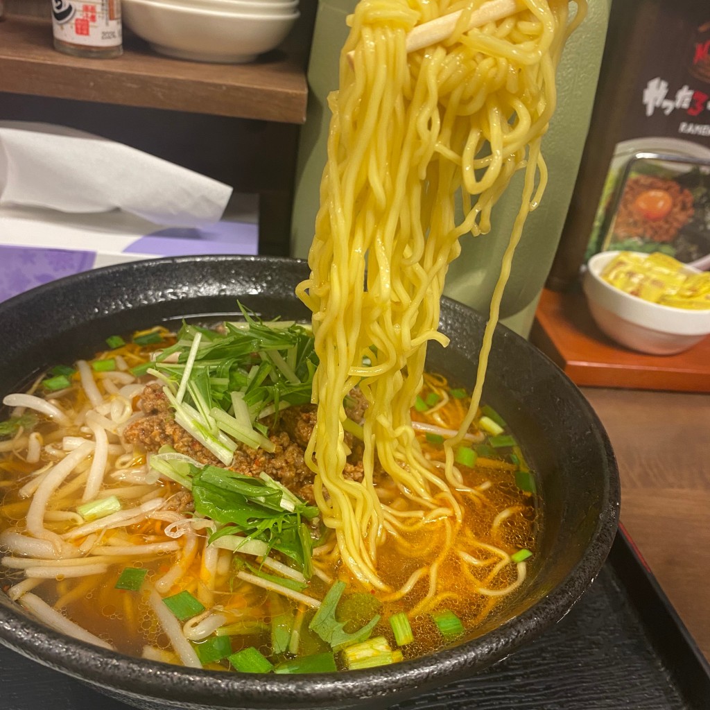 ユーザーが投稿した台湾麺の写真 - 実際訪問したユーザーが直接撮影して投稿した川之江町ラーメン / つけ麺やったろうじゃんの写真