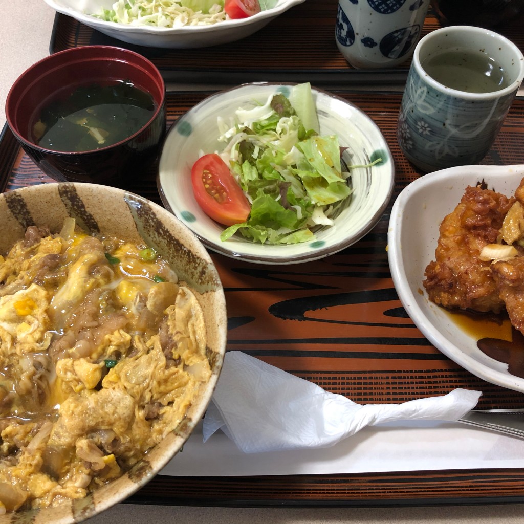 ユーザーが投稿したキングスペシャル定食(カルビ丼)の写真 - 実際訪問したユーザーが直接撮影して投稿した朝倉横町定食屋キングの写真