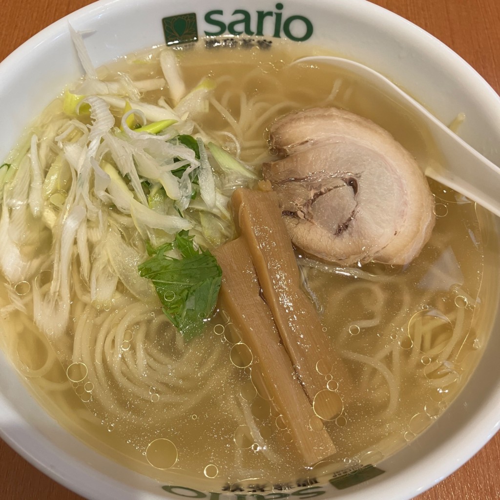 ユーザーが投稿した塩ラーメンの写真 - 実際訪問したユーザーが直接撮影して投稿した新港点心 / 飲茶SARIO ワールドポーターズ店の写真