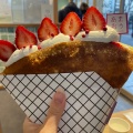 あまおう - 実際訪問したユーザーが直接撮影して投稿した岡本町クレープFOREST GREEN CREPE&BAKE 枚方店の写真のメニュー情報