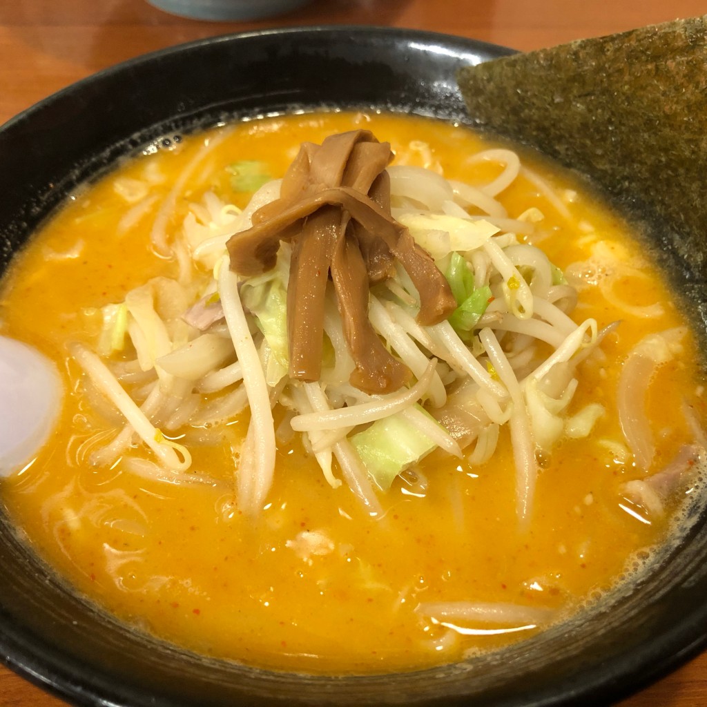 ユーザーが投稿した辛っ風みそラーメンの写真 - 実際訪問したユーザーが直接撮影して投稿した中央ラーメン / つけ麺北海道ラーメン おやじ 本店の写真