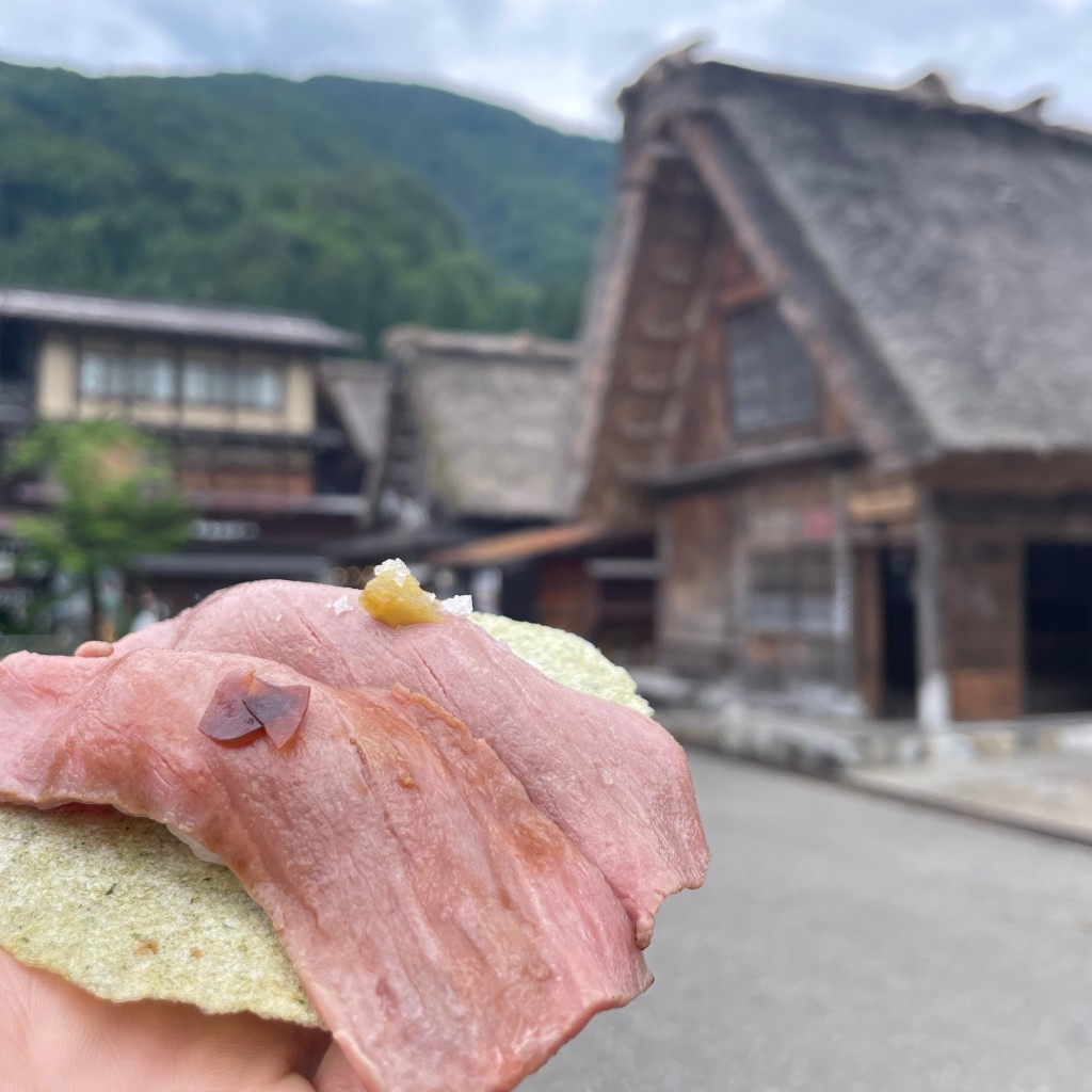 おとうふ先生さんが投稿した荻町寿司のお店飛騨牛にぎり処 おけさ/Hidagyuu Nigiridokoro Okesaの写真