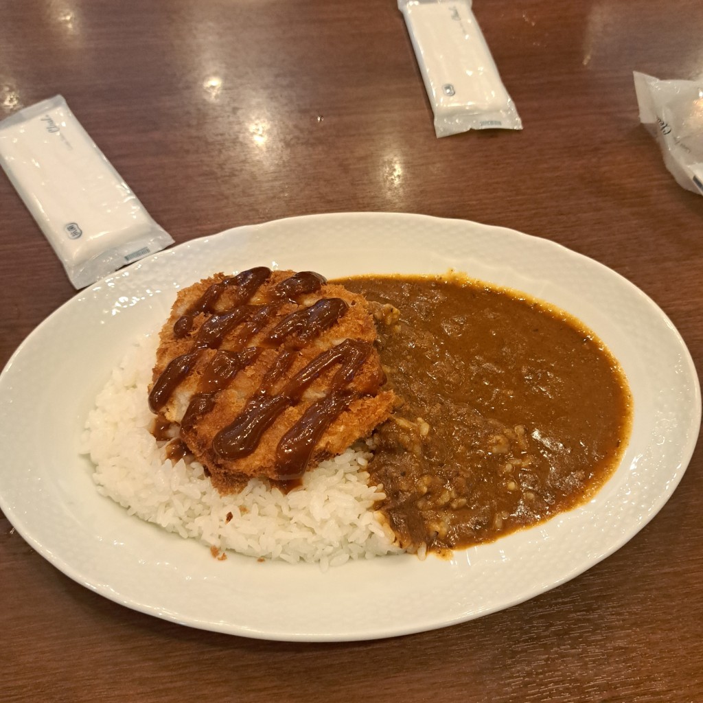 ユーザーが投稿したカツカレーの写真 - 実際訪問したユーザーが直接撮影して投稿した厚別南喫茶店星乃珈琲店 札幌厚別店の写真