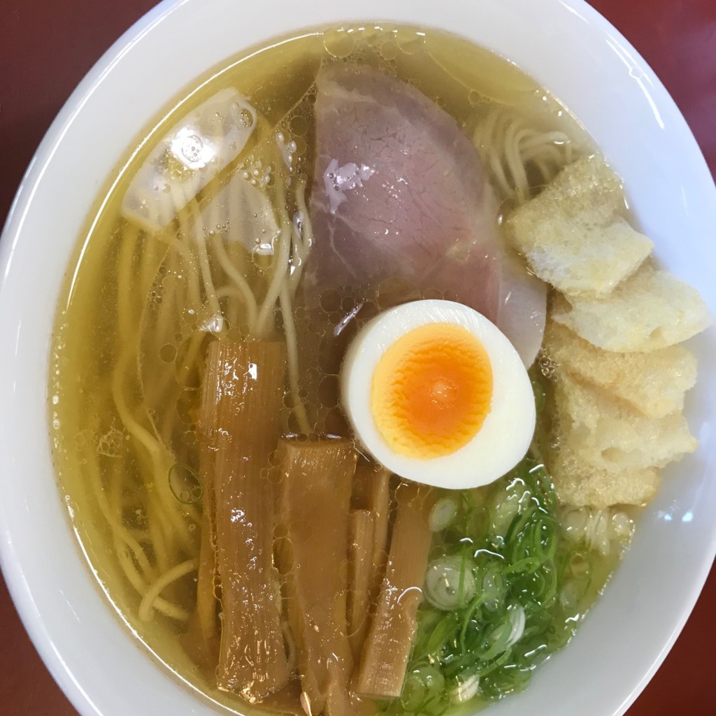 ユーザーが投稿した煮干しラーメンの写真 - 実際訪問したユーザーが直接撮影して投稿した瀬戸内町ラーメン専門店麺屋 浜堂 高松中央卸売市場店の写真