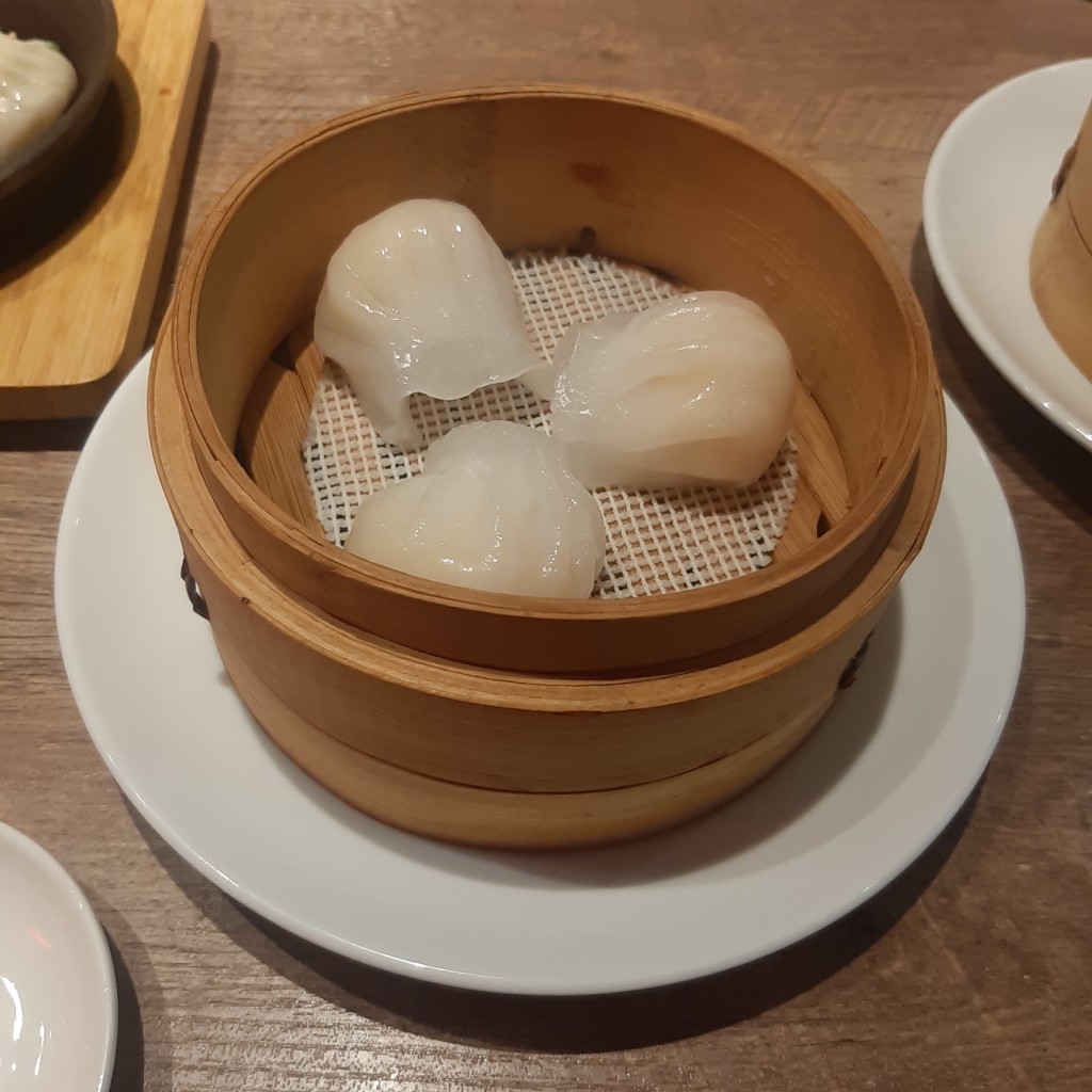 ユーザーが投稿した香港風海老水晶餃子の写真 - 実際訪問したユーザーが直接撮影して投稿した上大崎中華料理Din’s& 目黒店の写真