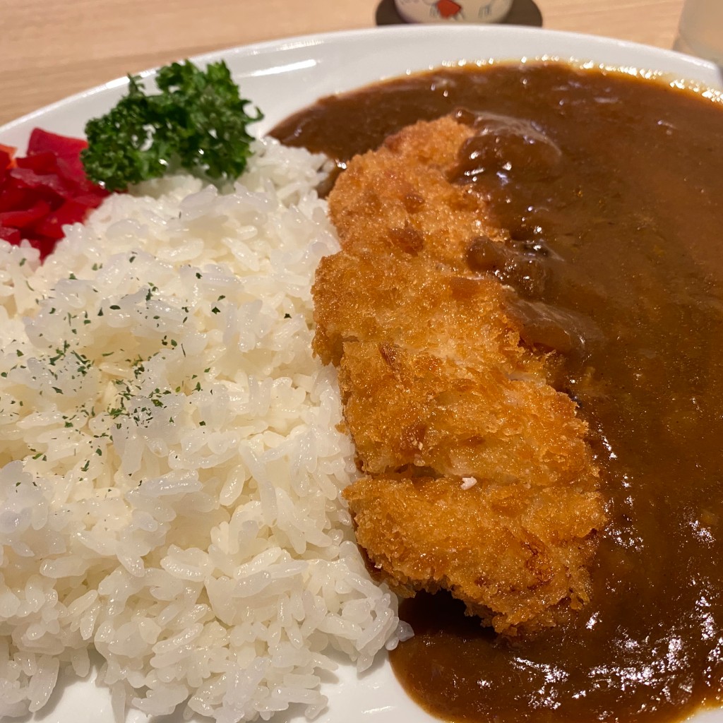 ユーザーが投稿したカツカレーの写真 - 実際訪問したユーザーが直接撮影して投稿した高島ファミリーレストランRefresh Dining KOOの写真