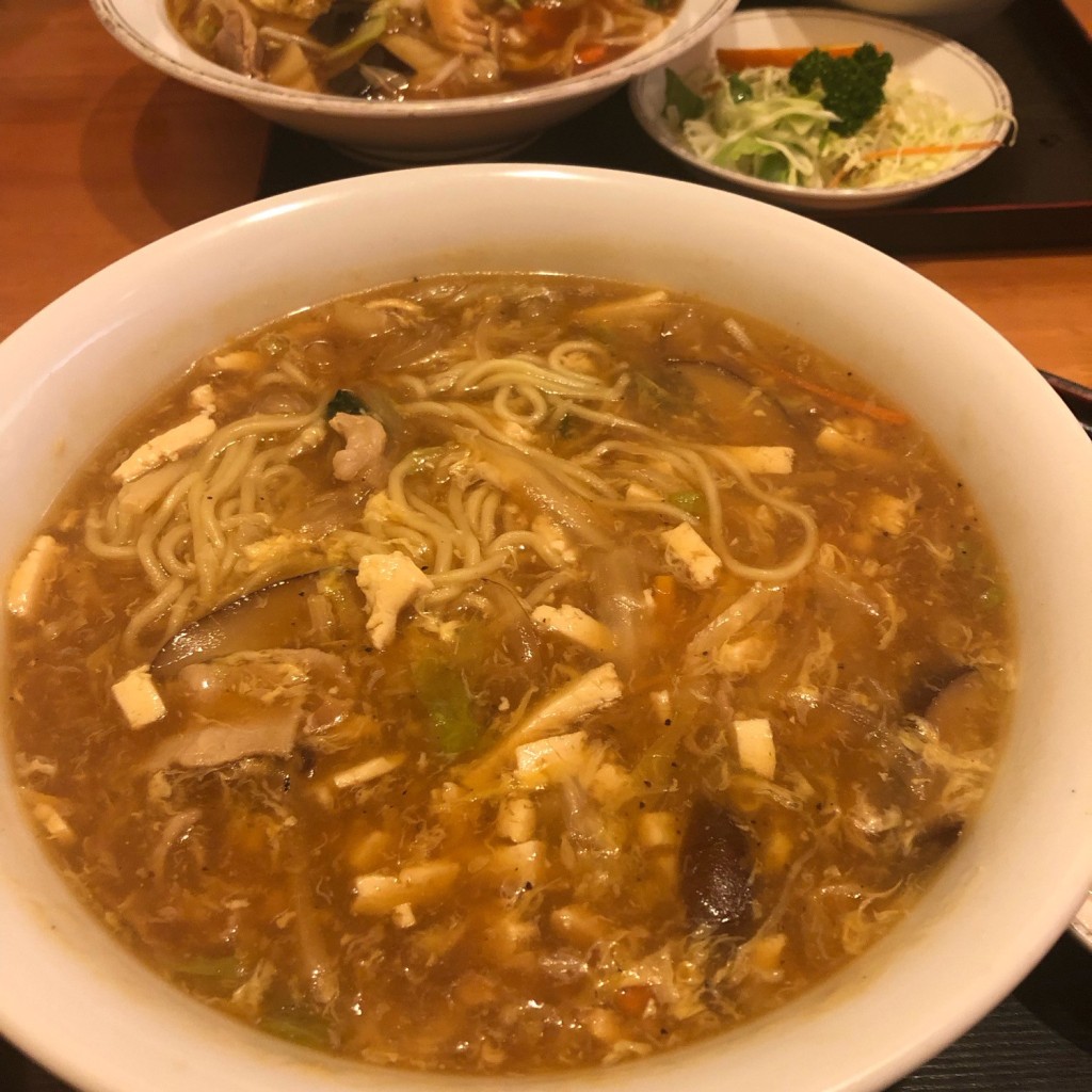 ユーザーが投稿したサンラータンメンの写真 - 実際訪問したユーザーが直接撮影して投稿した大野原町中華料理赤坂飯店の写真