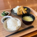 アジフライ定食 - 実際訪問したユーザーが直接撮影して投稿した中央本町定食屋食堂ソラノシタの写真のメニュー情報