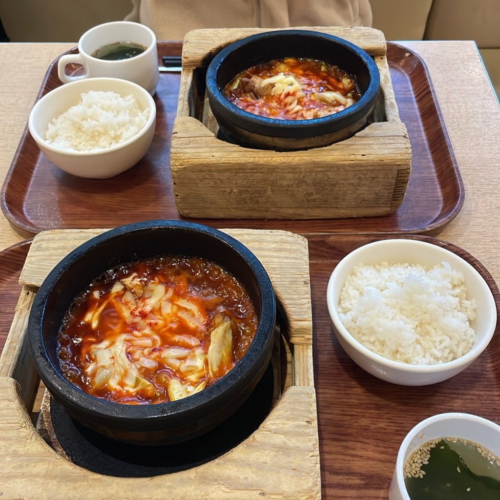 ユーザーが投稿した石焼チーズタッの写真 - 実際訪問したユーザーが直接撮影して投稿した燧田韓国料理東大門 エスパル郡山フードバザーの写真