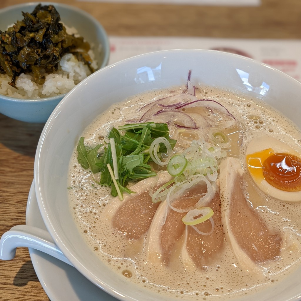 okazzさんが投稿した三住町ラーメン専門店のお店鶏白湯専門店 ラーメン いろどり/トリバイタンセンモンテン ラーメン イロドリの写真