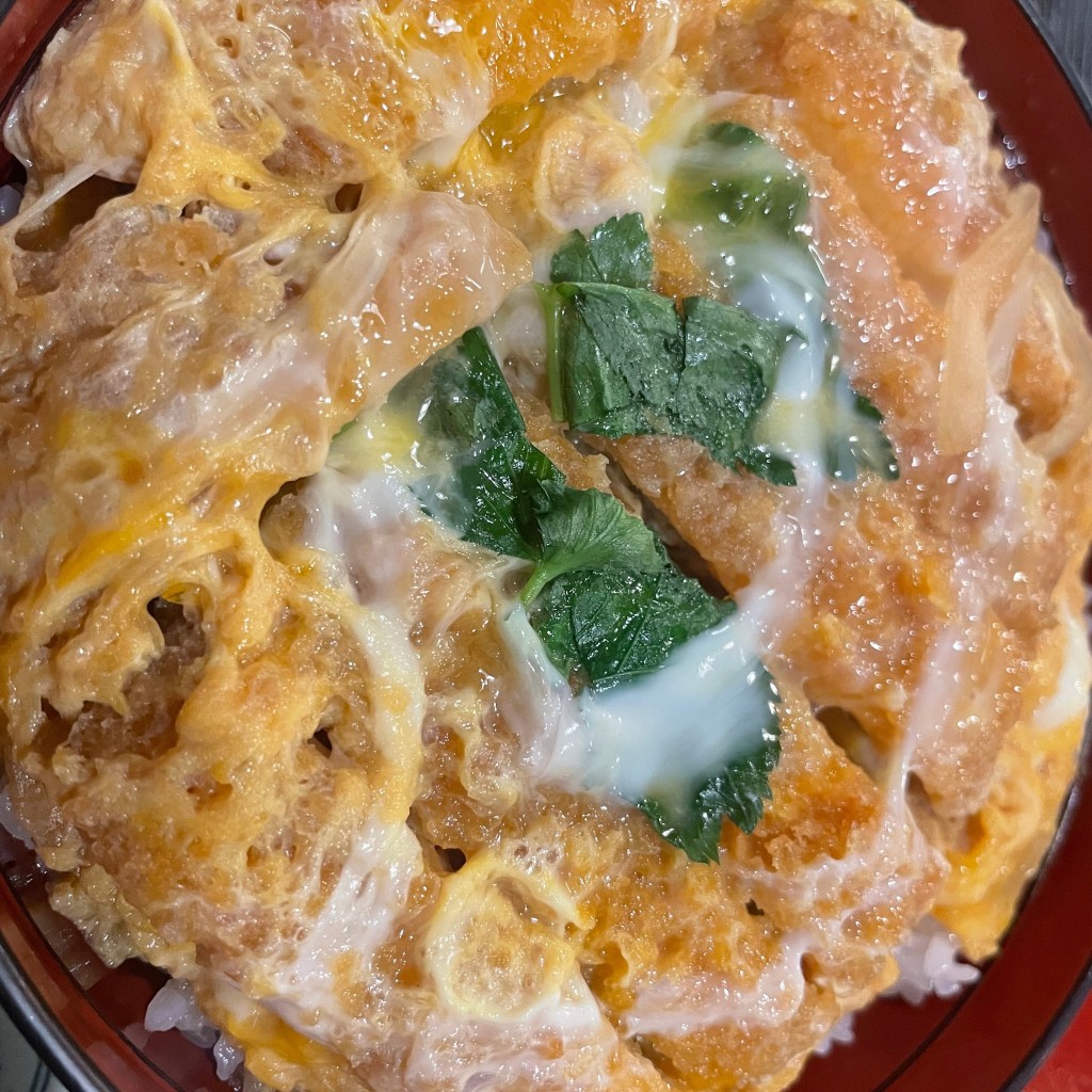 ユーザーが投稿したカツ丼の写真 - 実際訪問したユーザーが直接撮影して投稿した島川原定食屋食事処鹿曲の写真