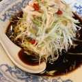 冷し黒酢麺 - 実際訪問したユーザーが直接撮影して投稿した南池袋中華料理中国ラーメン揚州商人 東池袋店の写真のメニュー情報