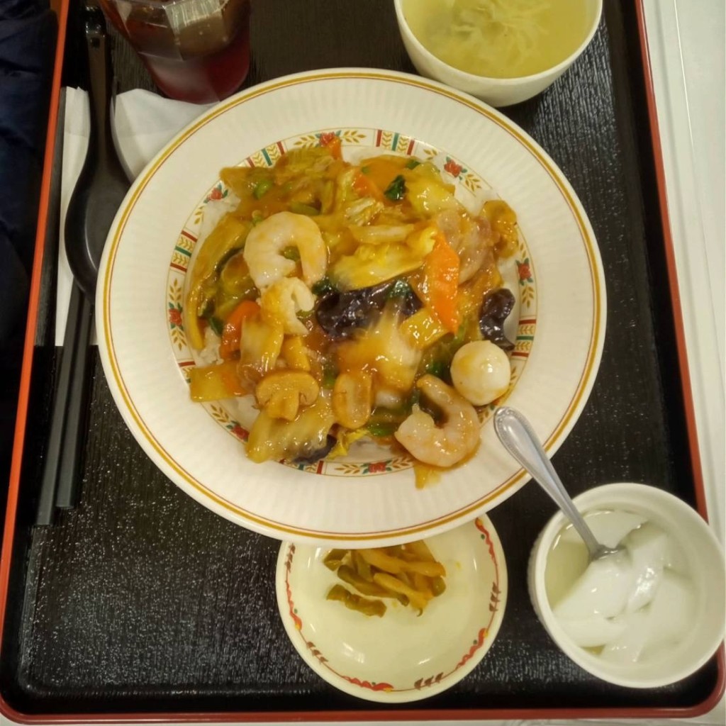 ユーザーが投稿したあんかけご飯の写真 - 実際訪問したユーザーが直接撮影して投稿した代官町台湾料理台湾料理ジャスミンの写真