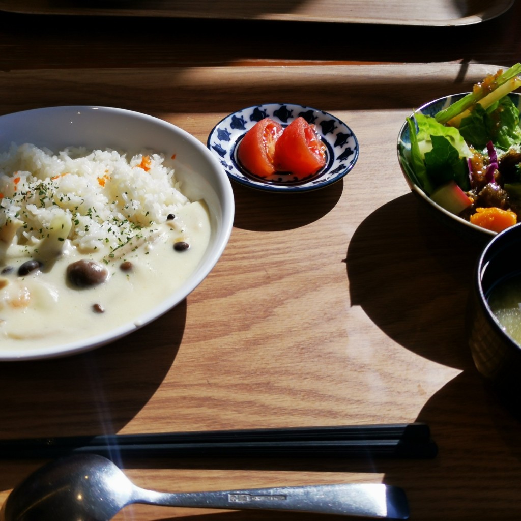 ユーザーが投稿したエビクリームライスの写真 - 実際訪問したユーザーが直接撮影して投稿した中央本町定食屋食堂ソラノシタの写真