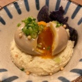 煮卵ポテサラ - 実際訪問したユーザーが直接撮影して投稿した米屋町居酒屋酒場エビスの写真のメニュー情報