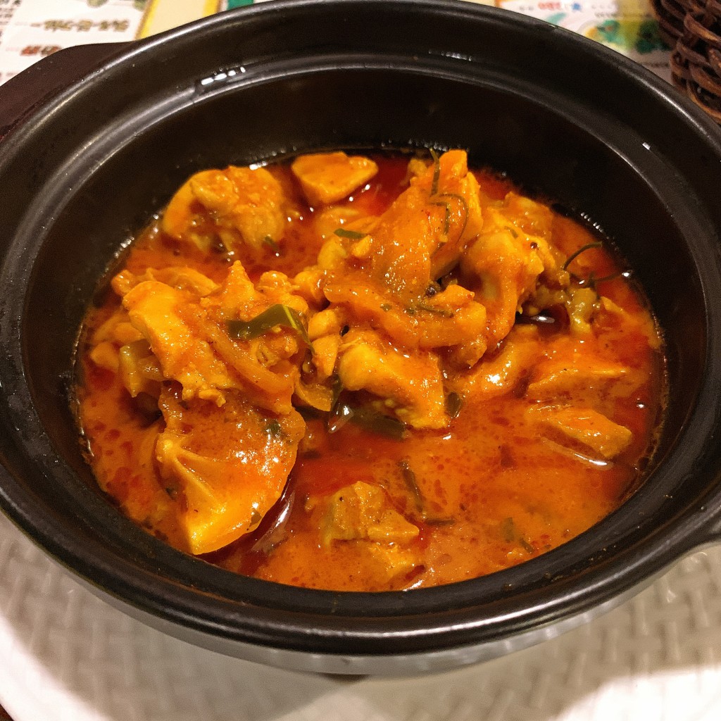 ユーザーが投稿したレモンチキンカレーの写真 - 実際訪問したユーザーが直接撮影して投稿した経堂インド料理Garam Masalaの写真