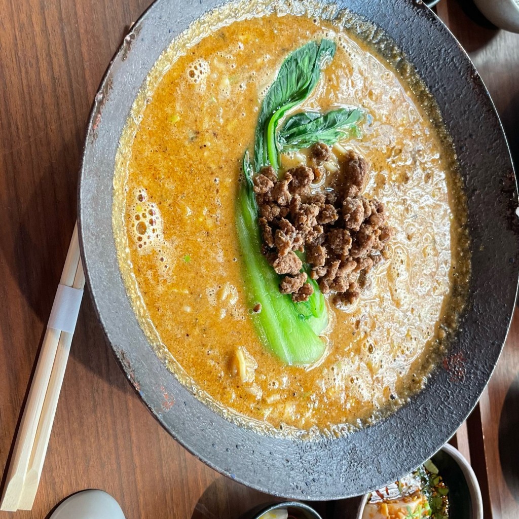 ユーザーが投稿した【麺飯】坦々麺の写真 - 実際訪問したユーザーが直接撮影して投稿した有楽町中華料理TexturAの写真