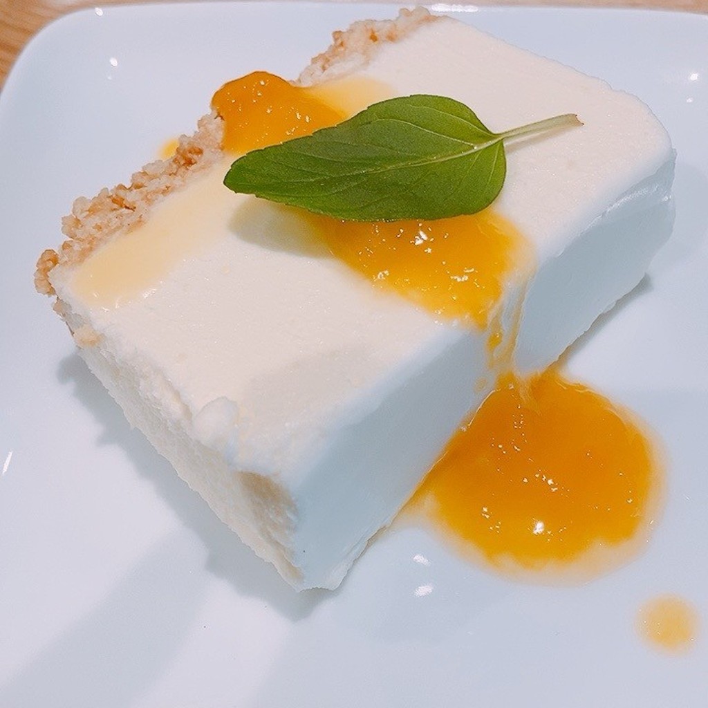 ユーザーが投稿したレアチーズ ケーキの写真 - 実際訪問したユーザーが直接撮影して投稿した蔵前カフェETiAM KURAMAEの写真
