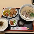 ラーメン定食 - 実際訪問したユーザーが直接撮影して投稿した朝日町ラーメン / つけ麺とん東の写真のメニュー情報