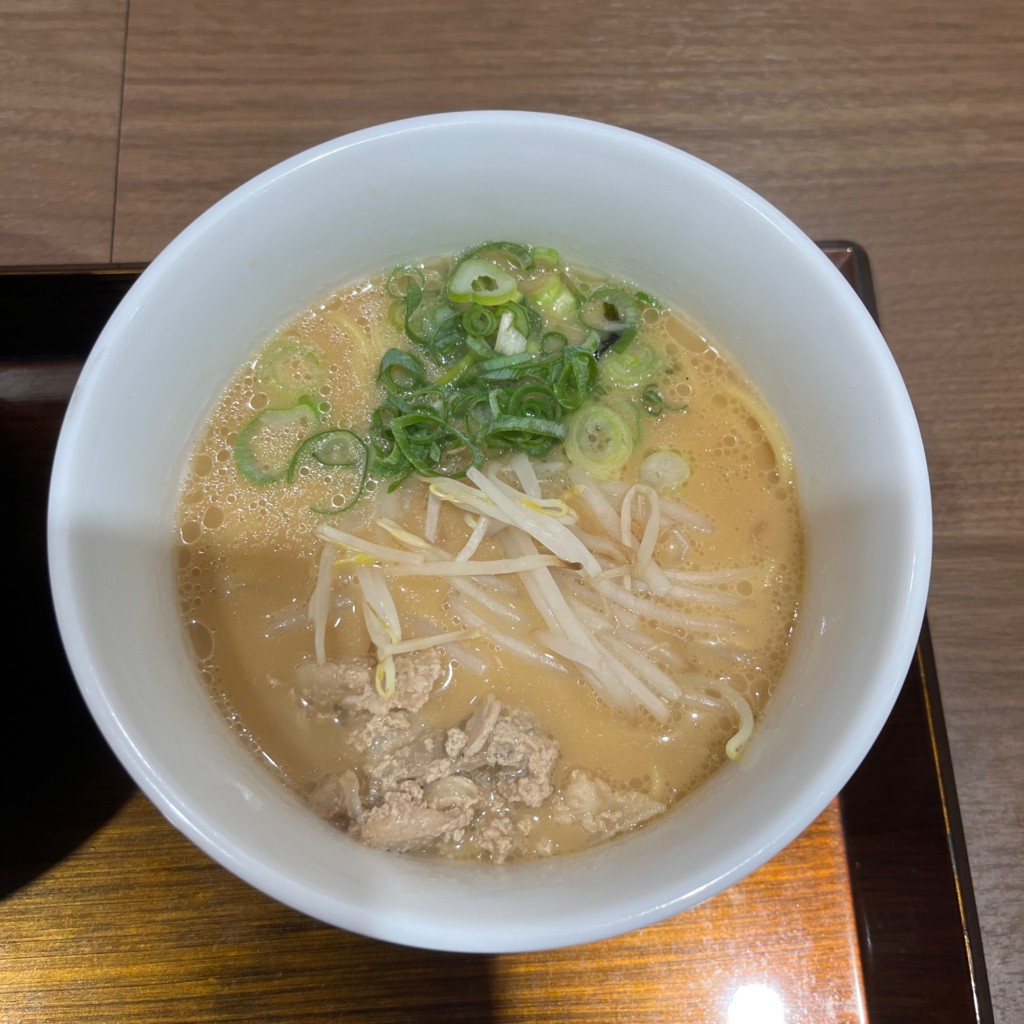 ユーザーが投稿したセットミニラーメンの写真 - 実際訪問したユーザーが直接撮影して投稿した鯛浜韓国料理ミョンドンヤ フードコート北島店の写真