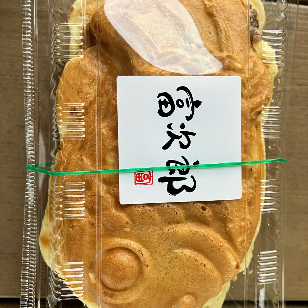 ユーザーが投稿したつぶあん鯛焼きの写真 - 実際訪問したユーザーが直接撮影して投稿した薬師寺お好み焼き富次郎 道の駅しもつけ店の写真