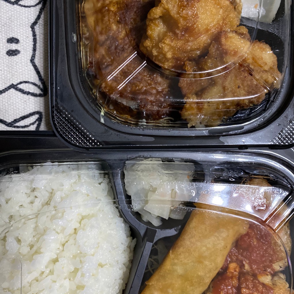 ユーザーが投稿した弁当3種の写真 - 実際訪問したユーザーが直接撮影して投稿した師岡町ファミリーレストランガスト 師岡店の写真