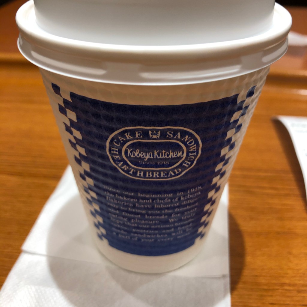 ユーザーが投稿したコーヒーの写真 - 実際訪問したユーザーが直接撮影して投稿した西蒲田ベーカリーフレッシュベーカリー神戸屋 神戸屋キッチンEXPRESS 東急プラザ蒲田店の写真
