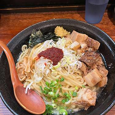 実際訪問したユーザーが直接撮影して投稿した鹿の子ラーメン / つけ麺燦虎の写真