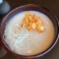 おかゆセット - 実際訪問したユーザーが直接撮影して投稿した上野芝町中華料理中国酒菜 暢暢 上野芝店の写真のメニュー情報