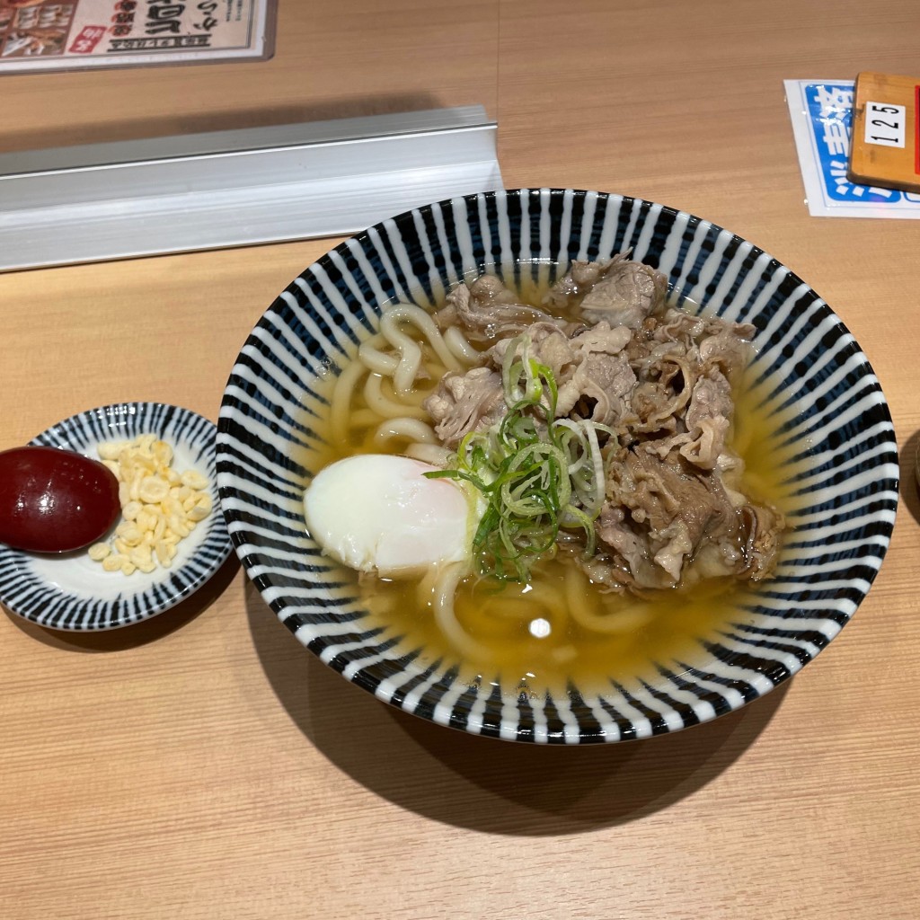 ユーザーが投稿した肉吸いうどんの写真 - 実際訪問したユーザーが直接撮影して投稿した東長沼居酒屋大衆食堂 安べゑ 京王リトナード稲城店の写真