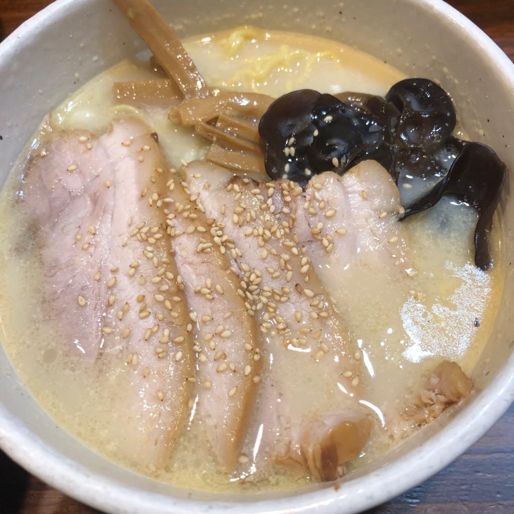 中野区野方鍼灸院のむち鍼さんが投稿した丸山ラーメン専門店のお店らーめん くまくら/ラーメン クマクラの写真