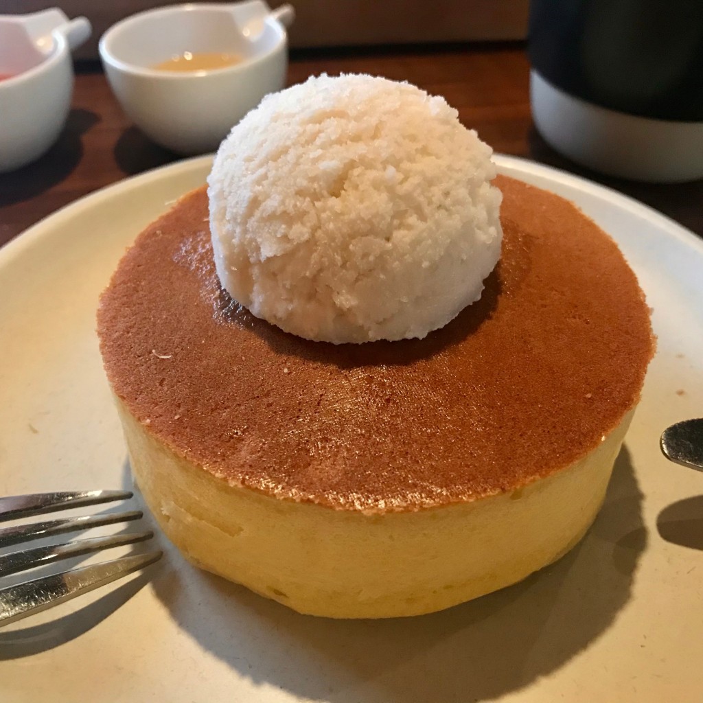 ユーザーが投稿したハニー&アイスパンケーキの写真 - 実際訪問したユーザーが直接撮影して投稿した三条油小路町カフェ雪ノ下 京都本店の写真