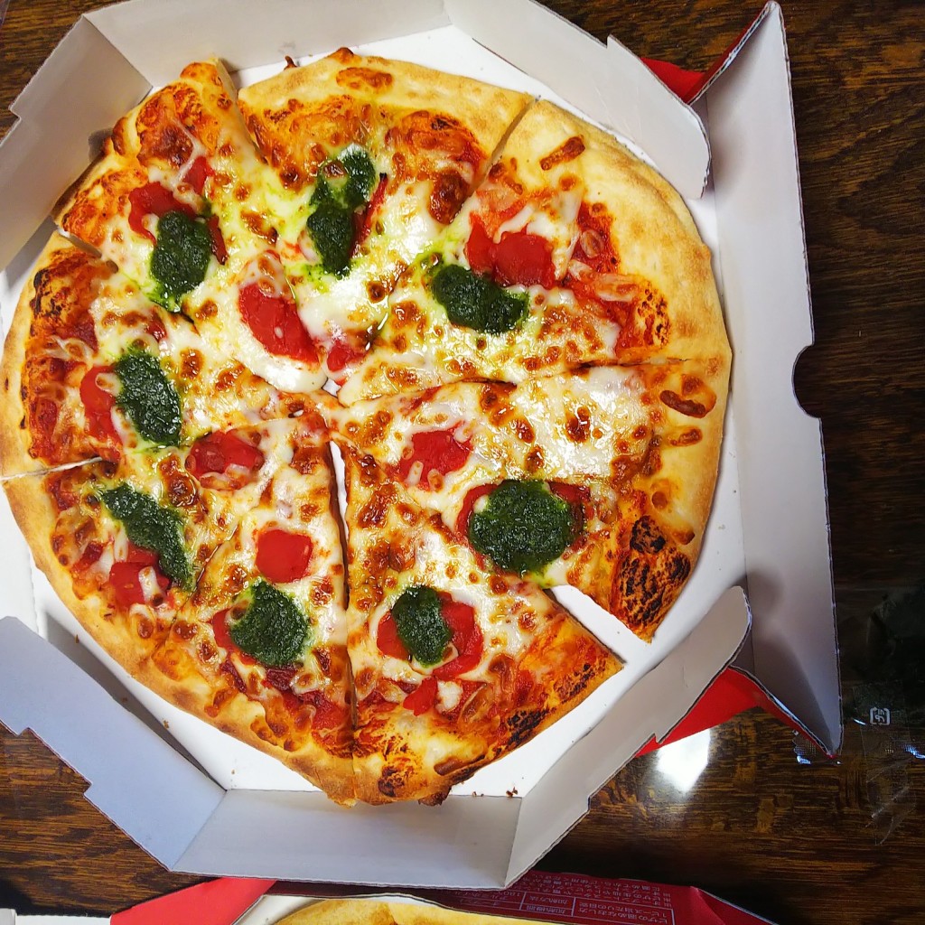 ユーザーが投稿したピザハット・マルゲリータの写真 - 実際訪問したユーザーが直接撮影して投稿した堀切ピザピザハット 堀切店の写真
