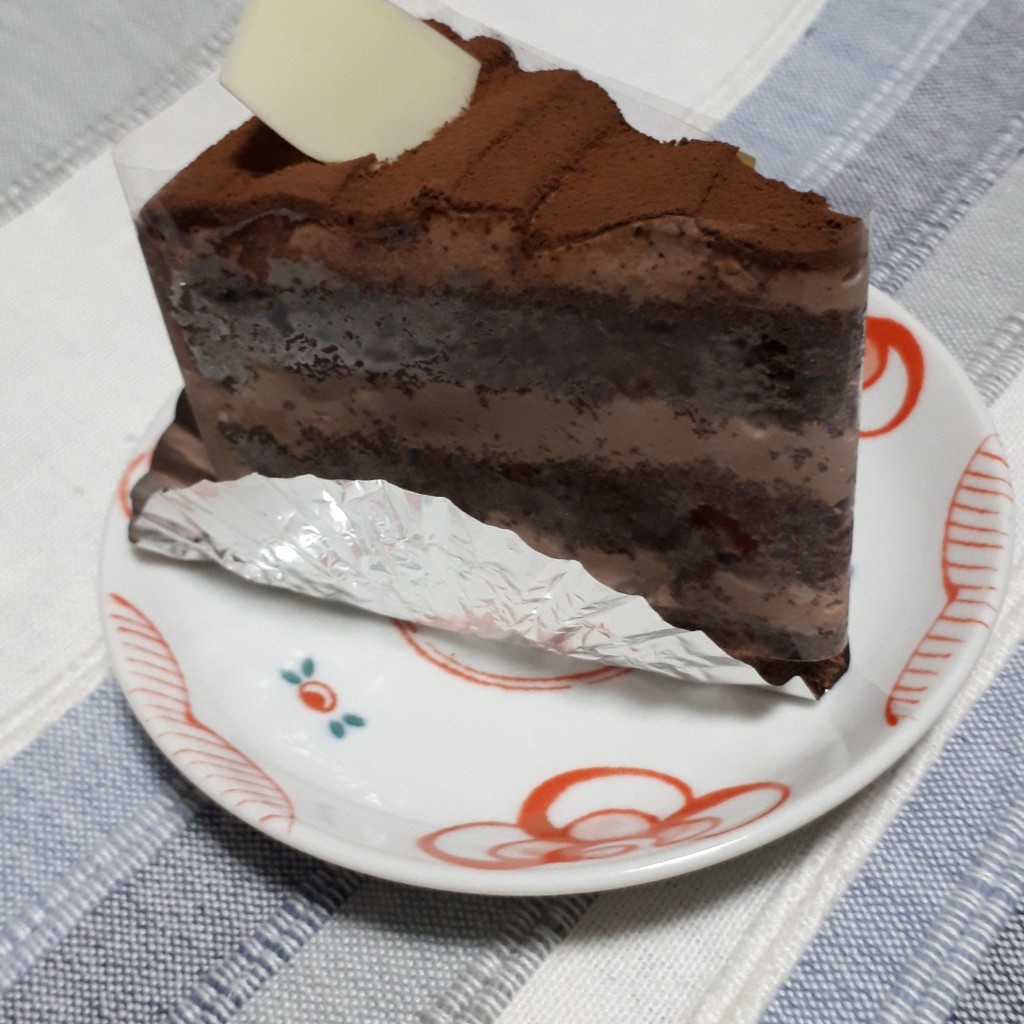 ユーザーが投稿したチョコケーキの写真 - 実際訪問したユーザーが直接撮影して投稿した赤松町ケーキフィーユ・ダンジュの写真