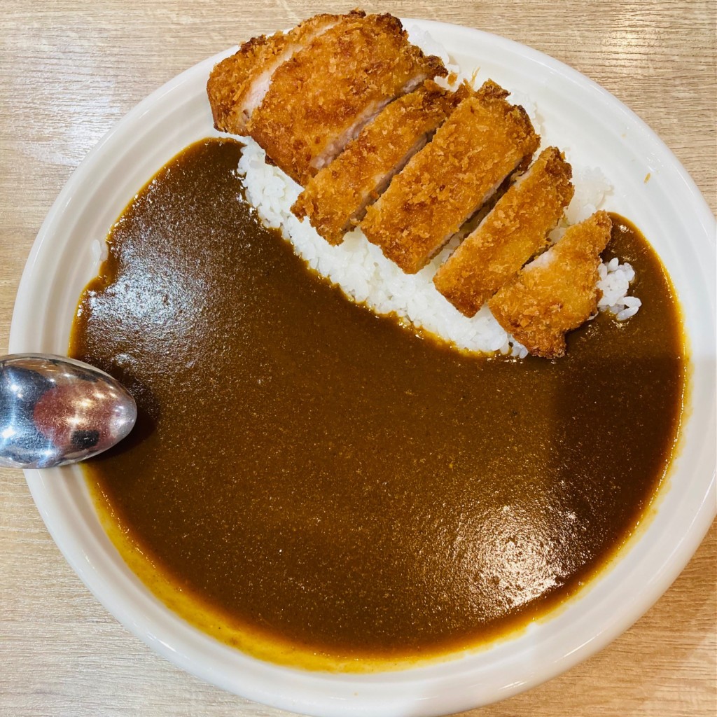 ユーザーが投稿したカツカレーの写真 - 実際訪問したユーザーが直接撮影して投稿した藤ノ木とんかつ豚屋とん一 イオンモール伊丹店の写真