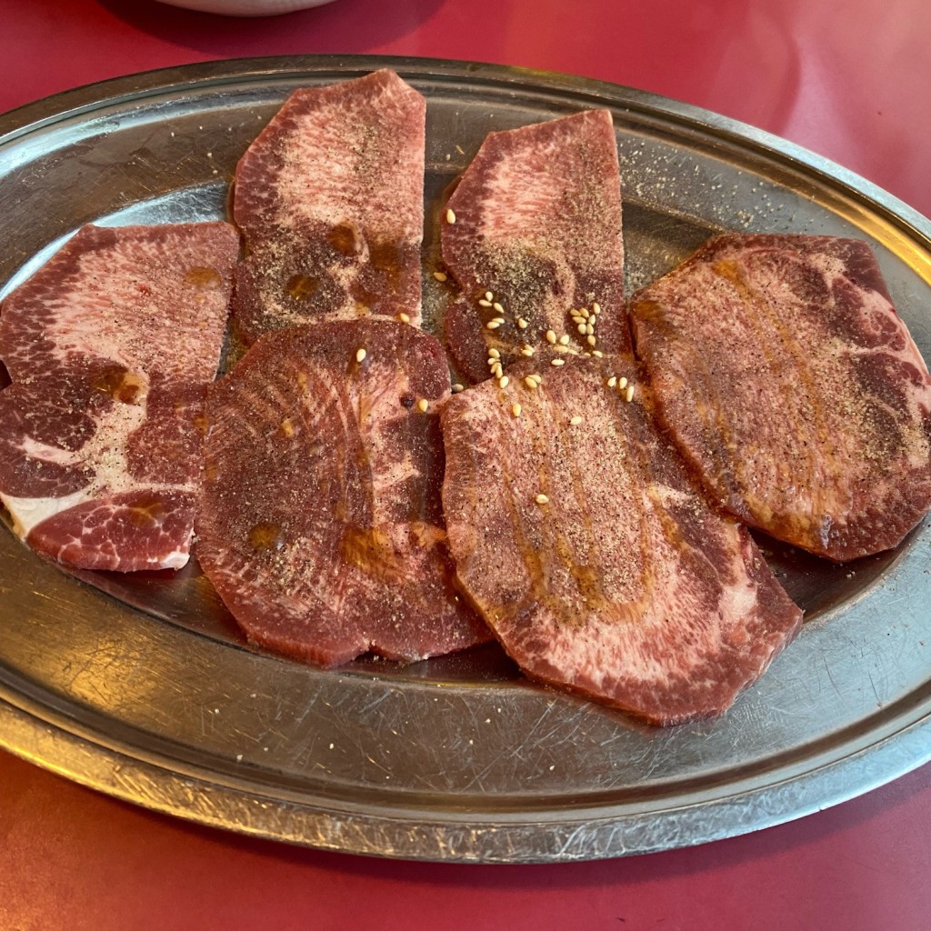 ユーザーが投稿したタンの写真 - 実際訪問したユーザーが直接撮影して投稿した西春日町肉料理焼肉レストランヒカリの写真