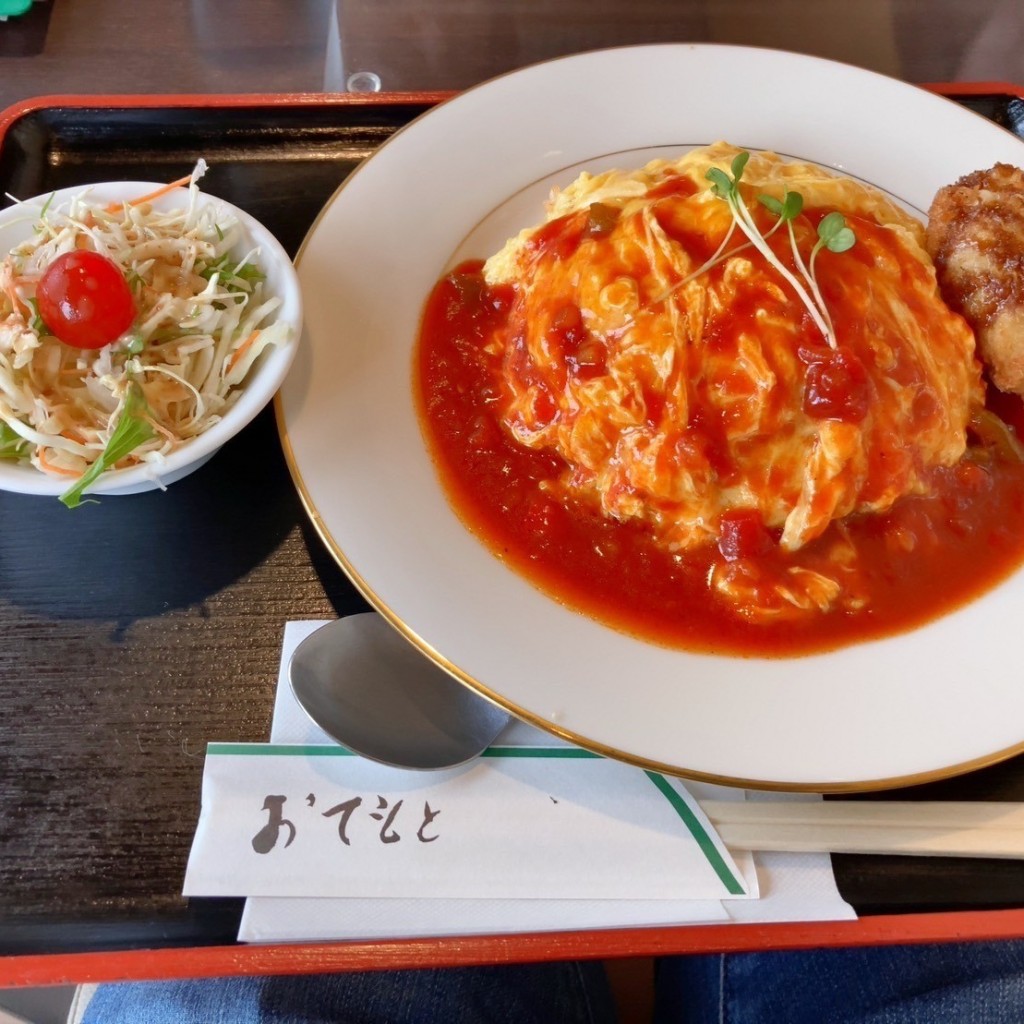 ユーザーが投稿した日替り定食の写真 - 実際訪問したユーザーが直接撮影して投稿した昭和通洋食レストランマキの写真