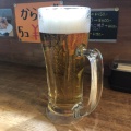 生ビール - 実際訪問したユーザーが直接撮影して投稿した蒲生お好み焼きたこ焼き居酒屋 空と凛の写真のメニュー情報