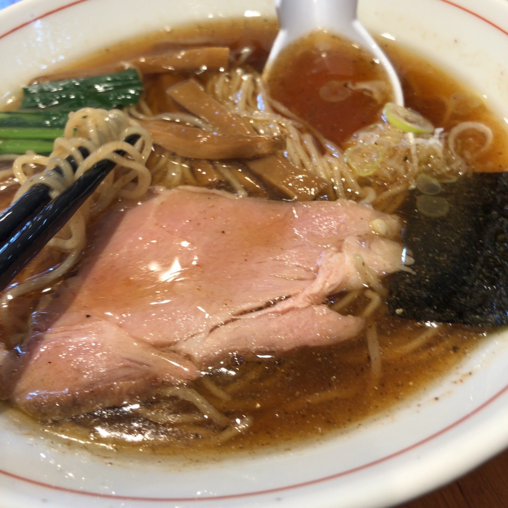 ユーザーが投稿した醤油ラーメンセットの写真 - 実際訪問したユーザーが直接撮影して投稿した上郷町ラーメン / つけ麺麺屋 福丸の写真