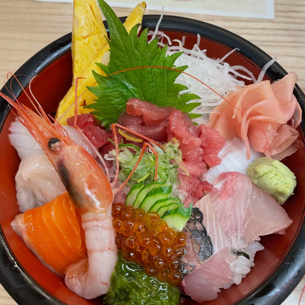 ユーザーが投稿した海鮮丼の写真 - 実際訪問したユーザーが直接撮影して投稿した中央寿司杜の都寿司田 仙台駅ビル店の写真