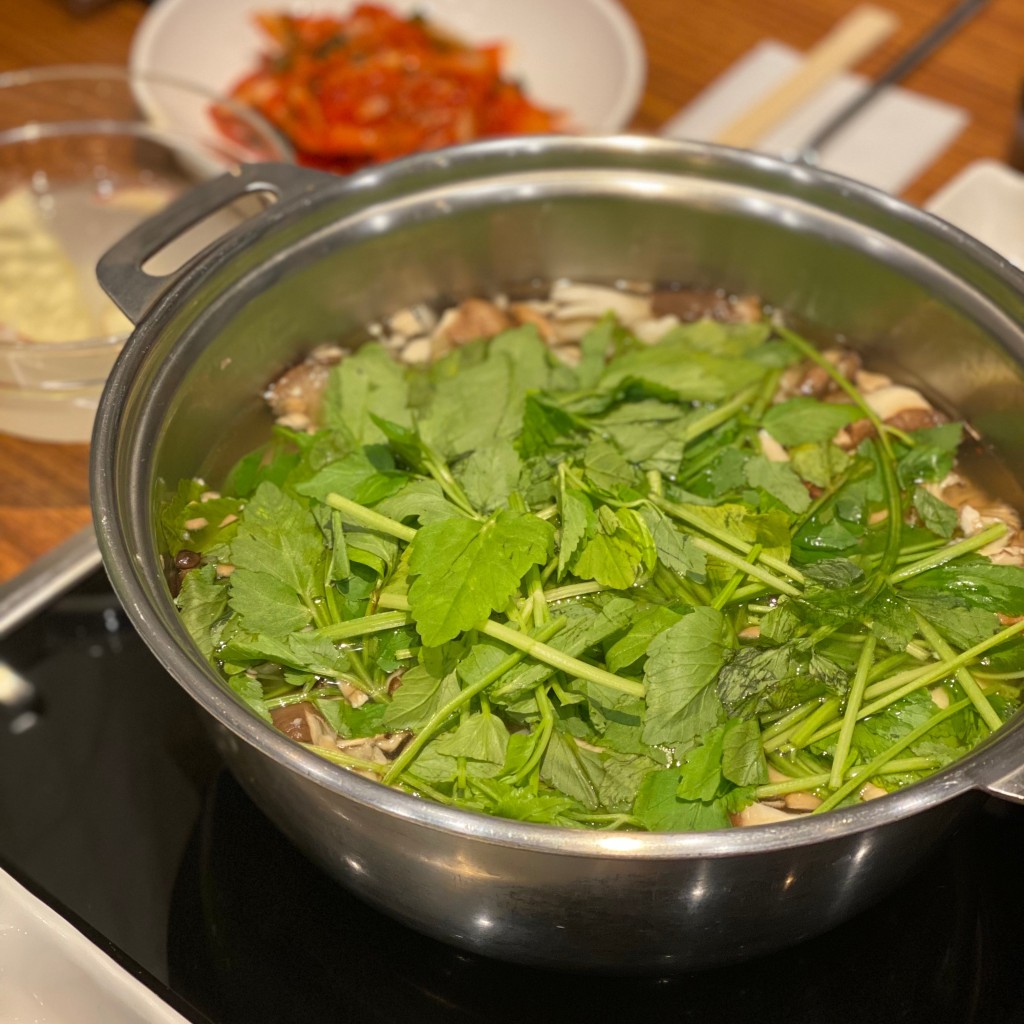 ユーザーが投稿したしゃぶしゃぶセットの写真 - 実際訪問したユーザーが直接撮影して投稿した百人町韓国料理韓国式 ドゥンチョン しゃぶしゃぶの写真