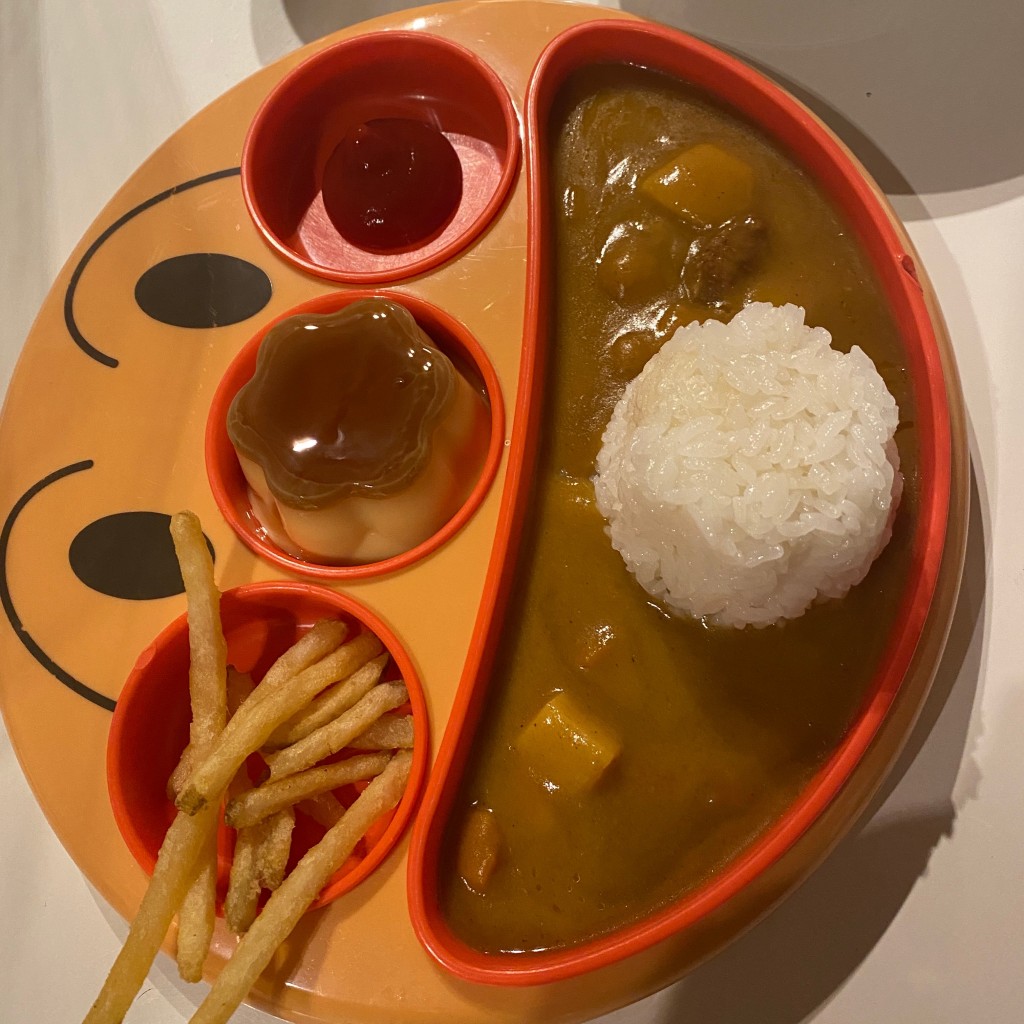 ユーザーが投稿したお子様パン カレーの写真 - 実際訪問したユーザーが直接撮影して投稿した東屋形カフェモカカフェの写真