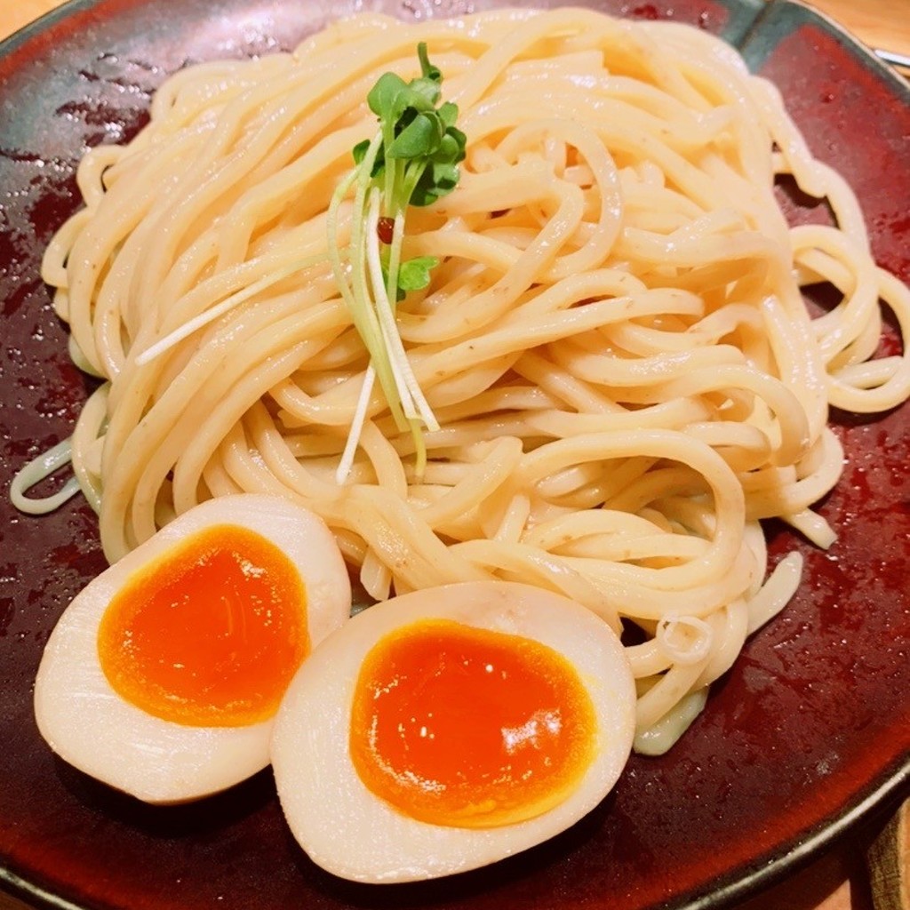 ユーザーが投稿した味玉濃厚つけ麺の写真 - 実際訪問したユーザーが直接撮影して投稿した千住ラーメン / つけ麺麺屋 音の写真